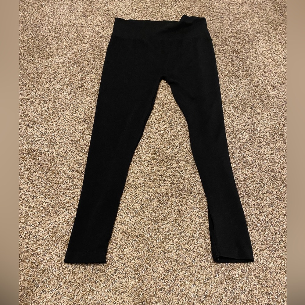 Black maternity leggings